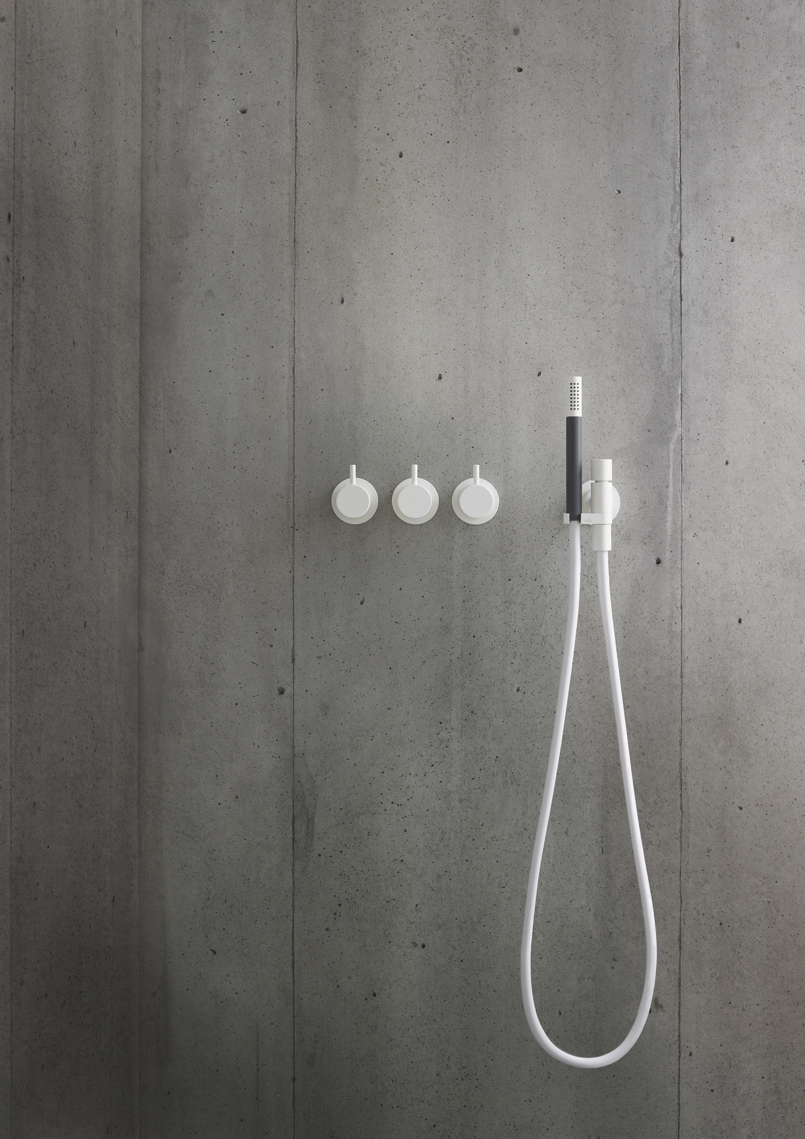 VOLA Digital Use 5471 061 Basin Mixer Side Profile Mattwhite Colour28